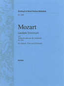 "Laudate Dominum" from Vesperae solennes de confessore K. 339 [full score]