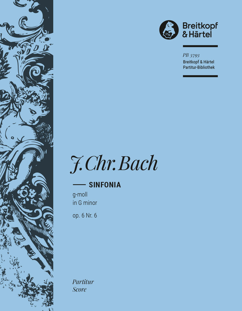 Sinfonia in G minor Op. 6 No. 6 [full score]