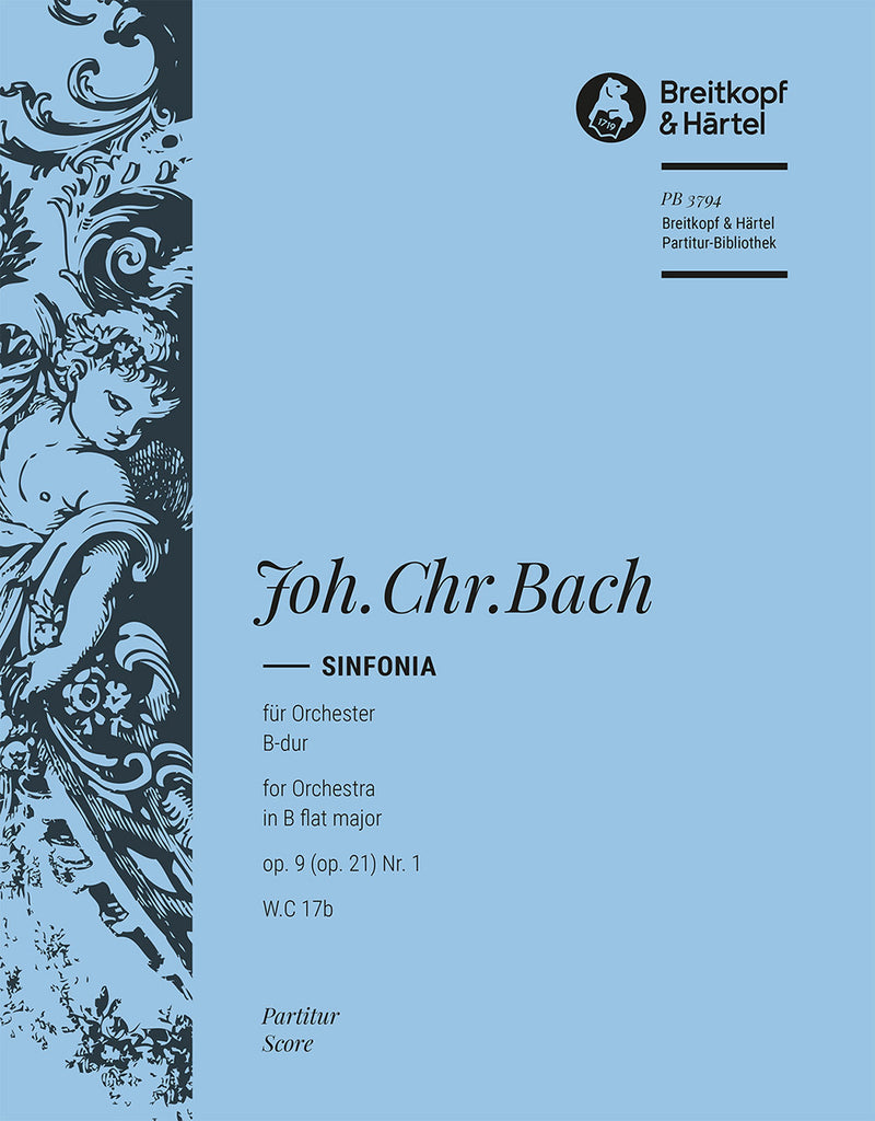 Sinfonia B-dur op. 9 (op. 21) Nr. 1 W.C 17b [full score]
