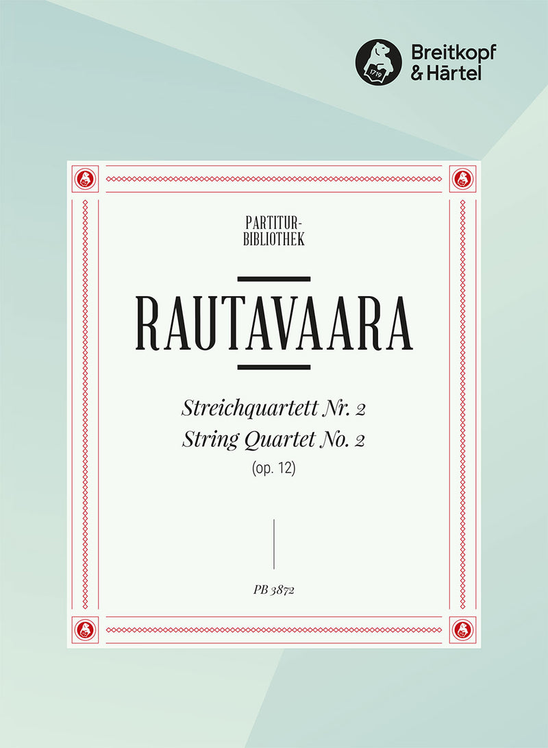 String Quartet No. 2 (Op. 12)（ポケットスコア）