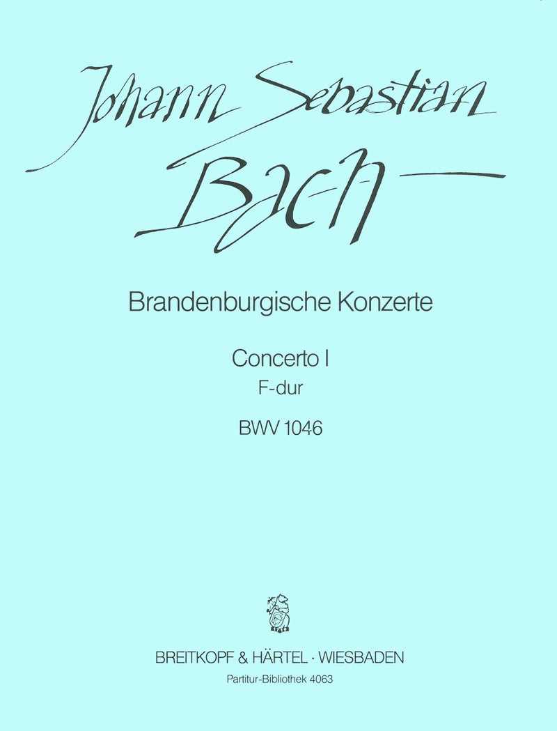 Brandenburg Concerto No. 1 in F major BWV 1046 [full score]