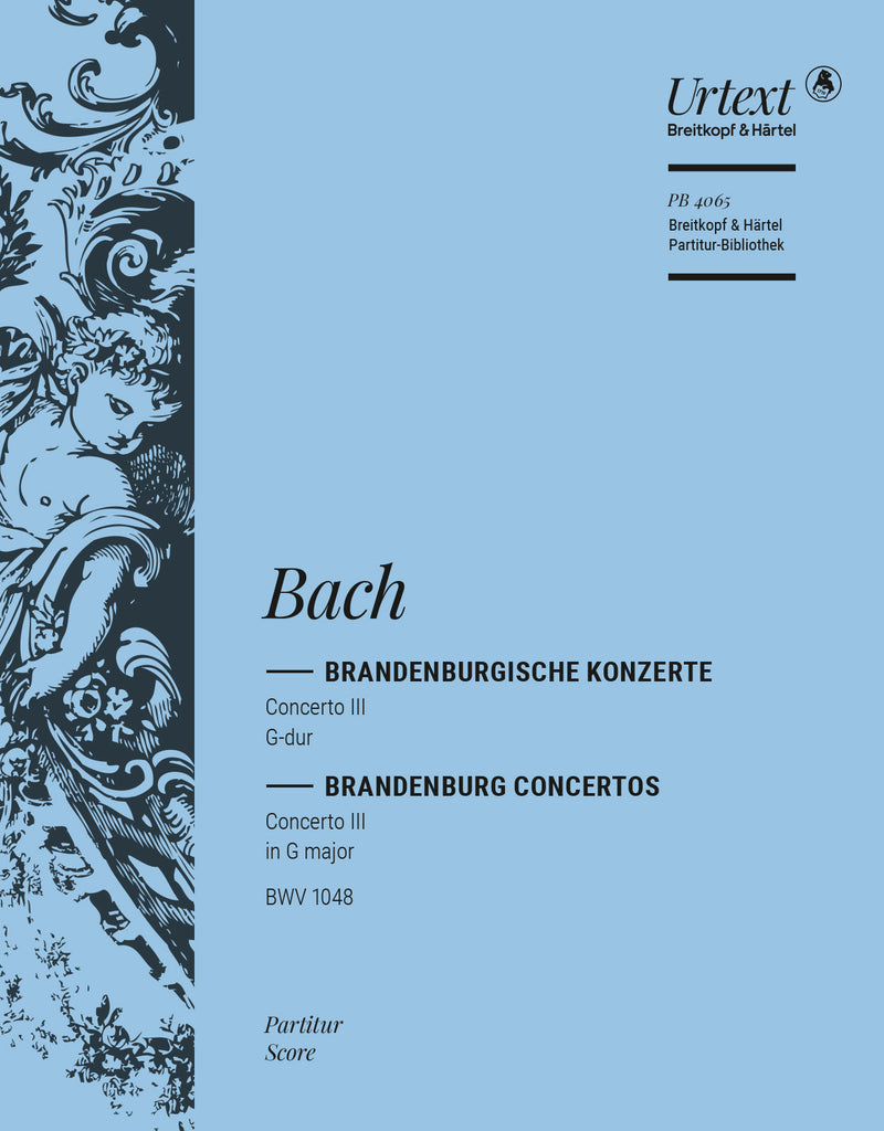 Brandenburg Concerto No. 3 in G major BWV 1048 [full score]