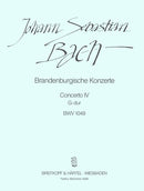 Brandenburg Concerto No. 4 in G major BWV 1049 [full score]