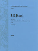 Harpsichord Concerto in D major BWV 1054 [full score]