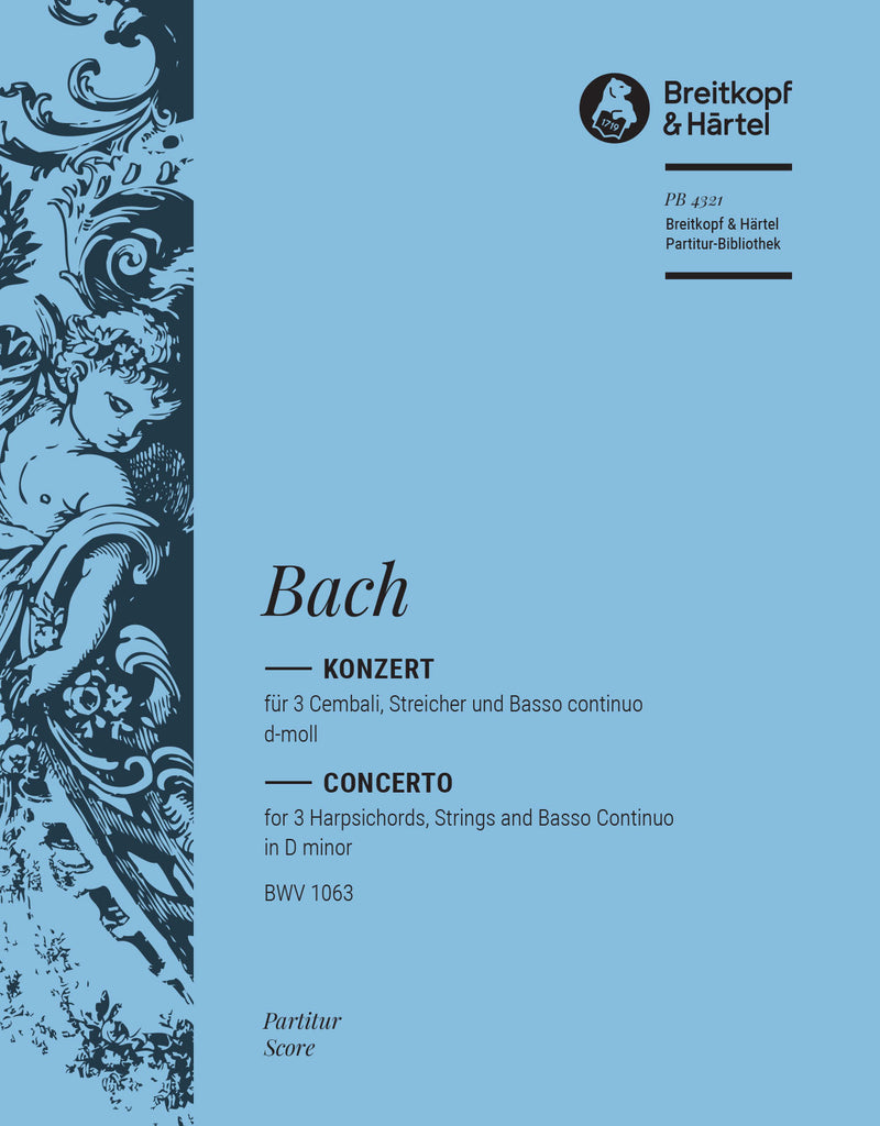 Harpsichord Concerto in D minor BWV 1063 [full score]