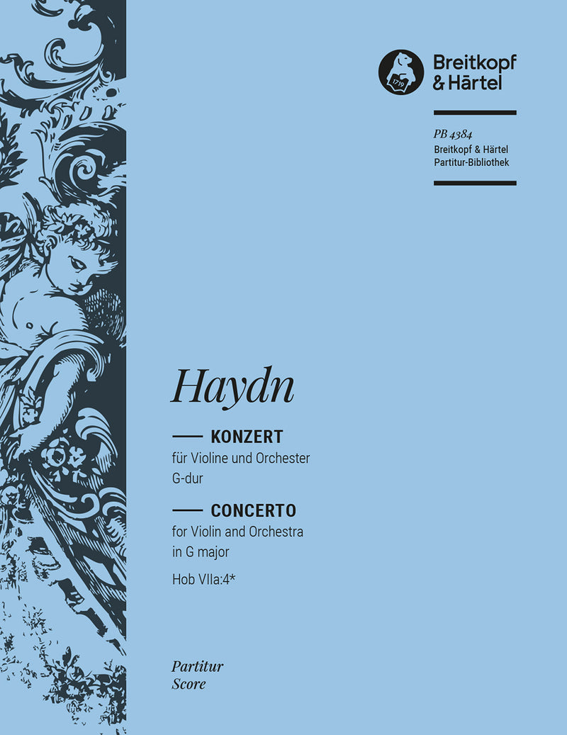 Violin Concerto in G major Hob VIIa:4* [full score]