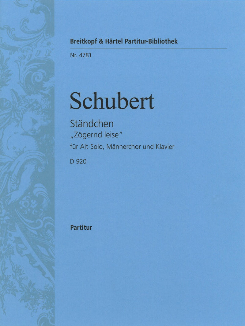 Ständchen D 920 [Op. post. 135] [full score]