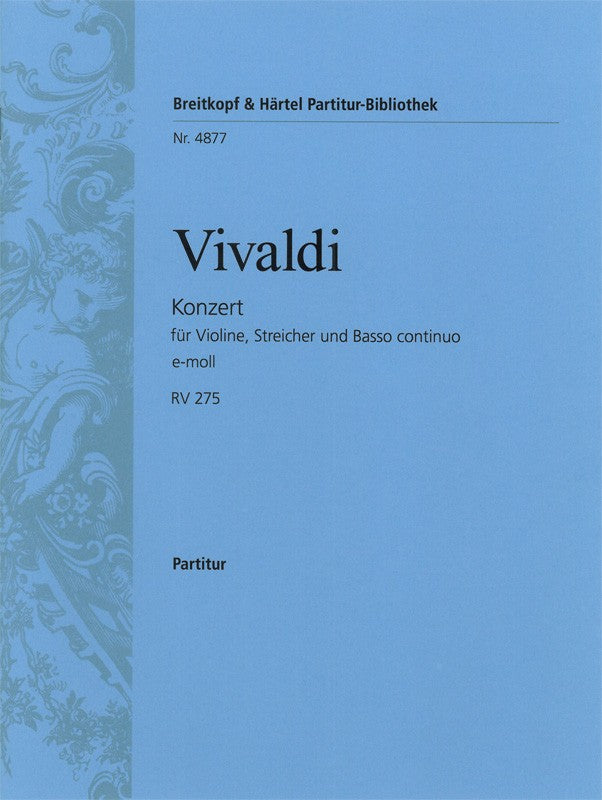 Concerto in E minor RV 275 [full score]