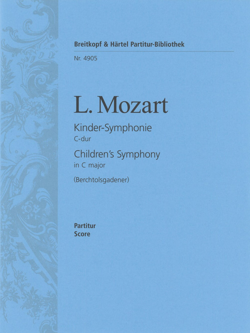 Children's Symphony in C major [full score]
