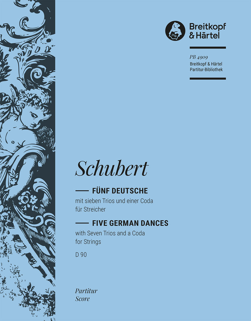 5 German Dances with 7 Trios and a Coda D 90 [full score]