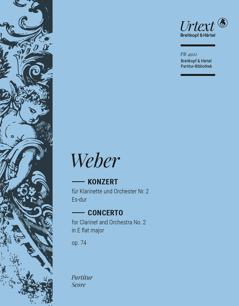 Clarinet Concerto No. 2 in Eb major Op. 74 [full score]