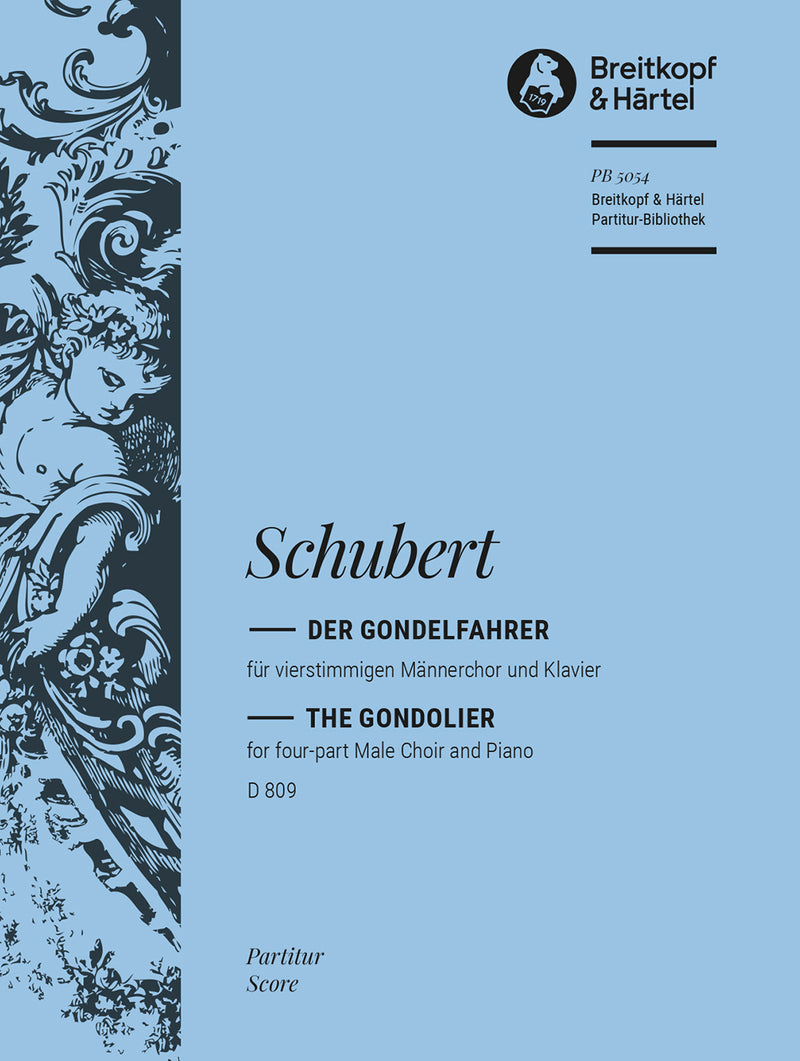 Der Gondelfahrer D 809 [Op. 28] [full score]