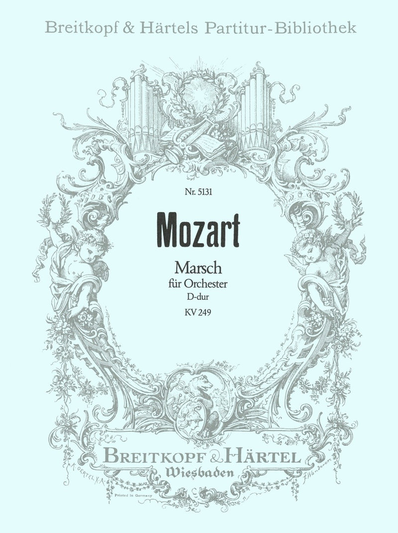 March in D major K. 249 [full score]