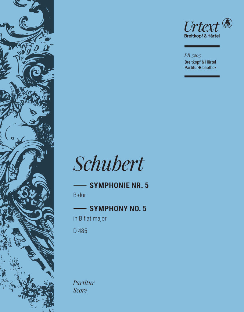 Symphony No. 5 in Bb major D 485 [full score]