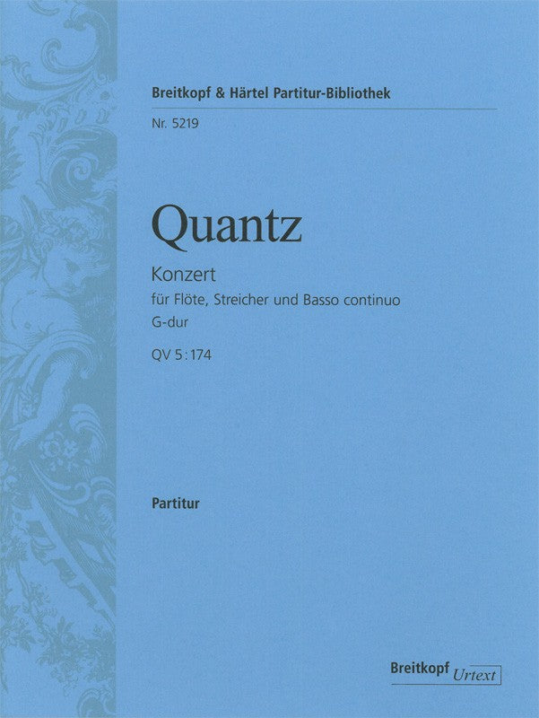 Flute Concerto in G major QV 5:174 [full score]