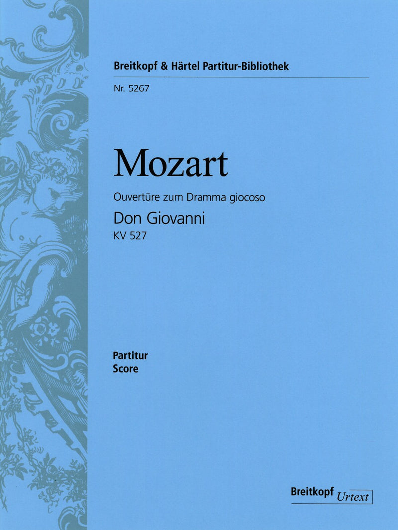 Don Giovanni K. 527 – Overture with concert close by Mozart [full score]