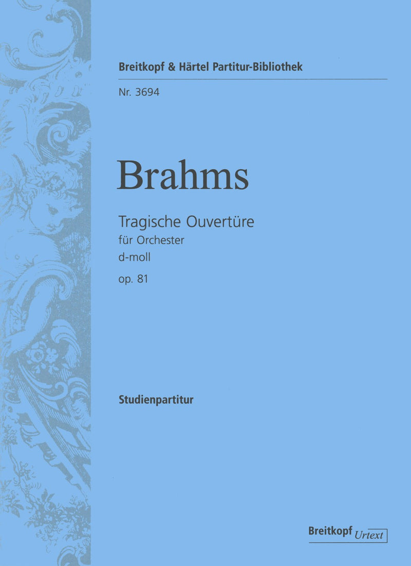 Tragic Overture in D minor Op. 81（ポケットスコア）