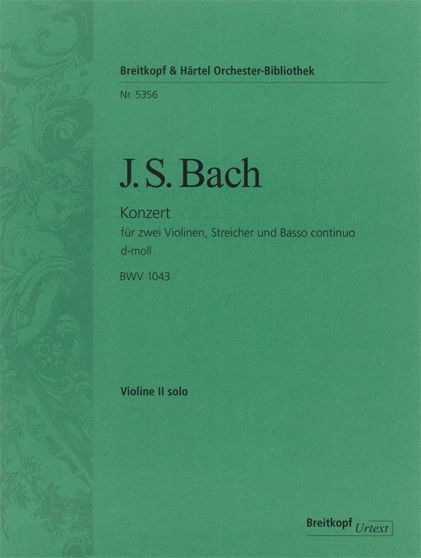 Violin Concerto in D minor BWV 1043 [full score]