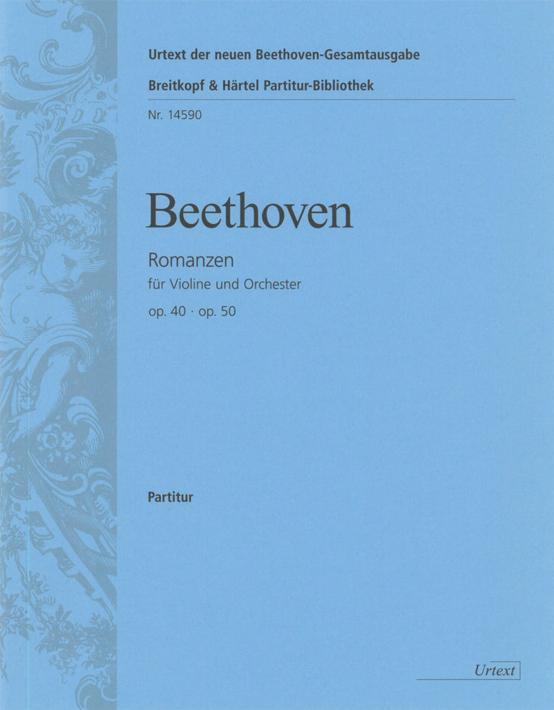 Romanzen für Violine und Orchestra, op. 40・op. 50 [full score]