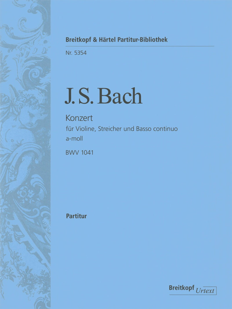 Violin Concerto in A minor BWV 1041 [full score]