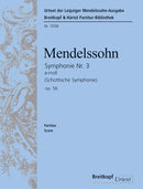 Symphony No. 3 in A minor MWV N 18 Op. 56 "Scottish" [full score]