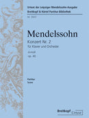 Piano Concerto No. 2 in D minor MWV O 11 Op. 40 [full score]