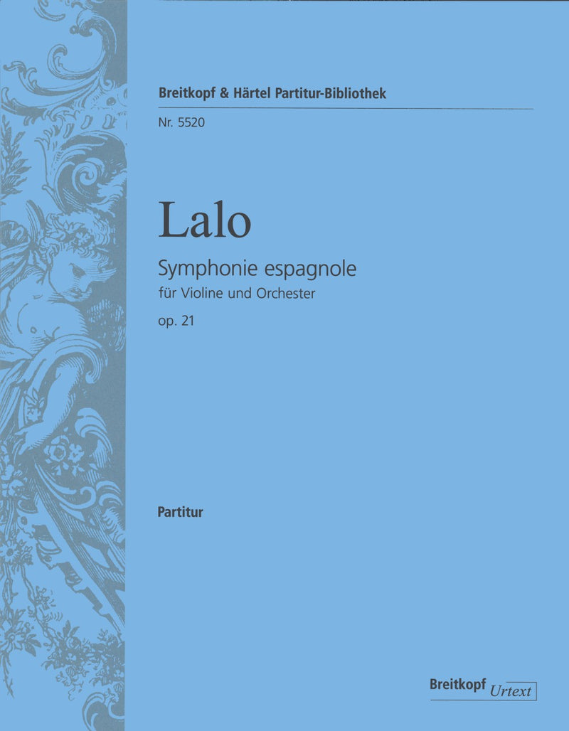 Symphonie espagnole Op. 21 [full score]