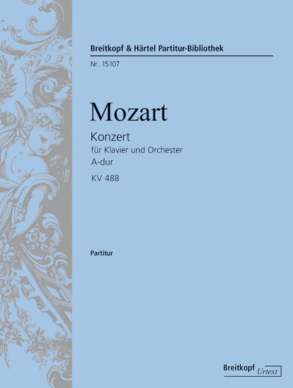 Piano Concerto [No. 23] in A major K. 488 [full score]