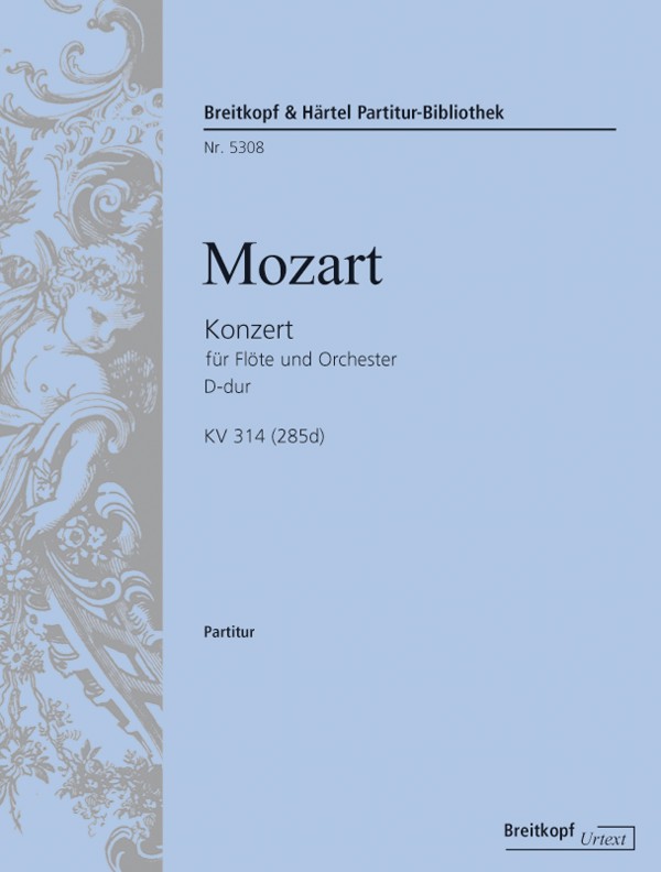 Flute Concerto [No. 2] in D major K. 314 (285d) [full score]