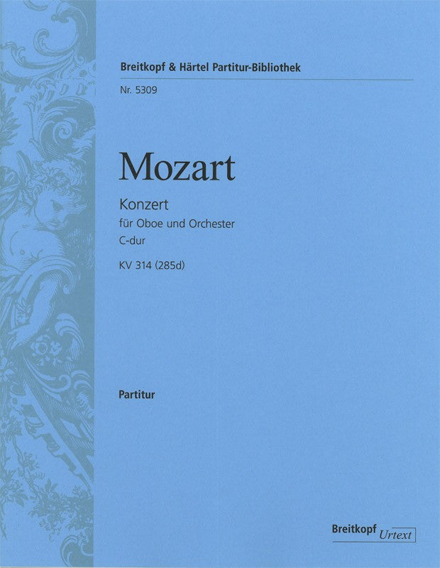 Oboe Concerto in C major K. 314 (285d) [full score]