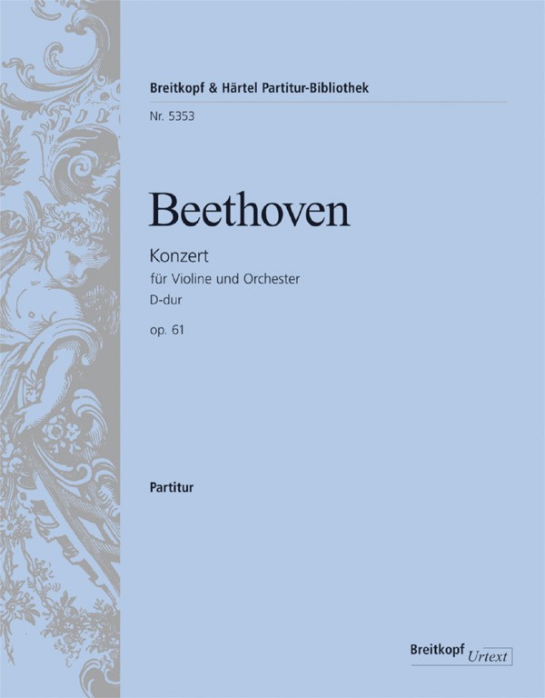 Violin Concerto in D major Op. 61 (Brown校訂） [full score]