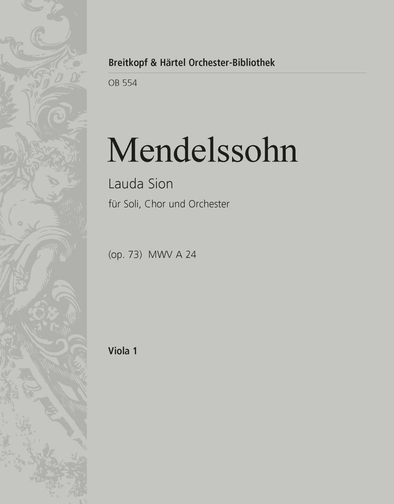 Lauda Sion MWV A 24 (Op. 73) [viola part]