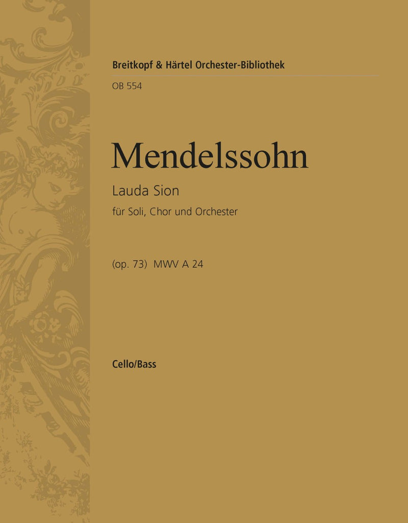 Lauda Sion MWV A 24 (Op. 73) [basso (cello/double bass) part]