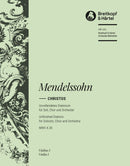 Christ MWV A 26 (Op. 97) [violin 1 part]
