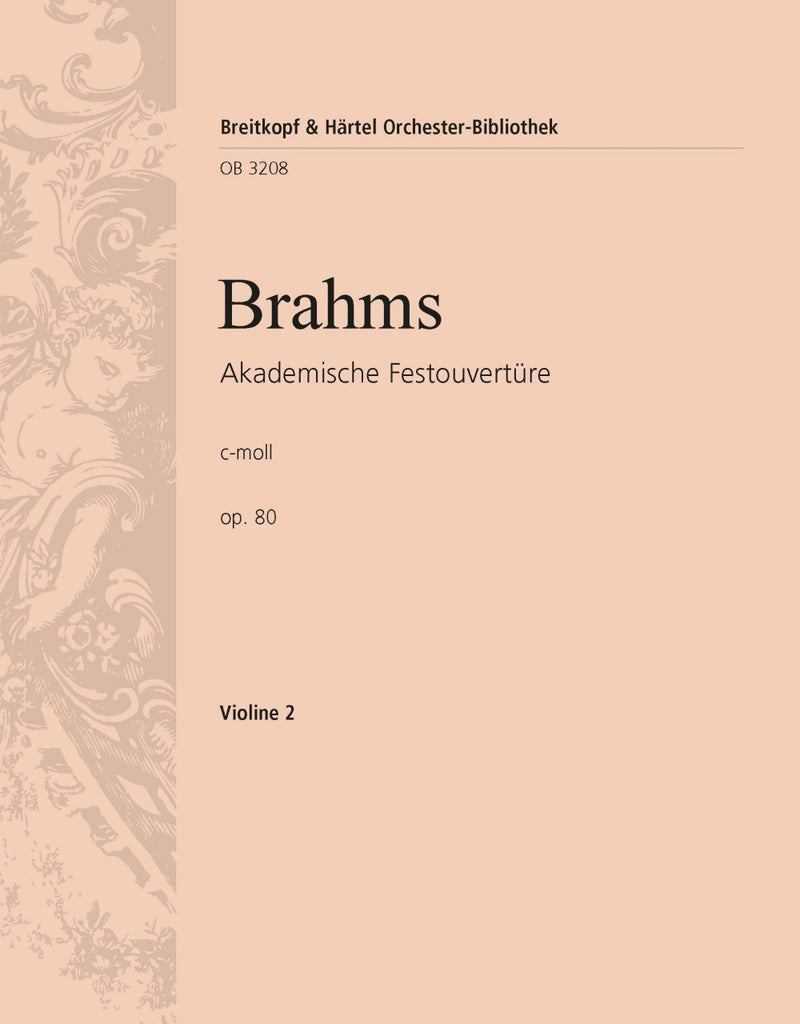 Academic Festival Overture in C minor Op. 80 [violin 2 part]