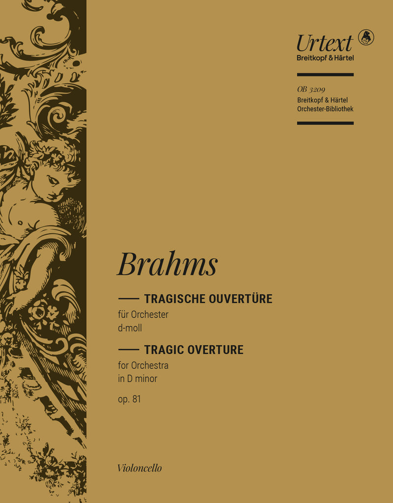 Tragic Overture in D minor Op. 81 [violoncello part]