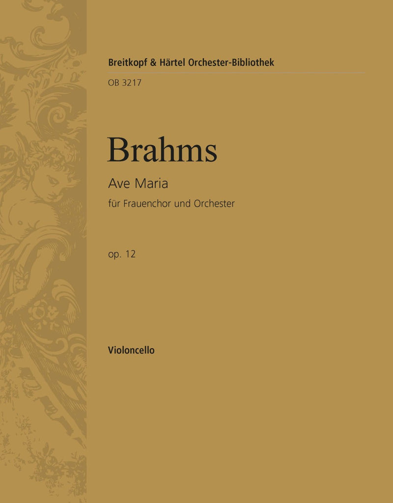 Ave Maria Op. 12 [violoncello part]