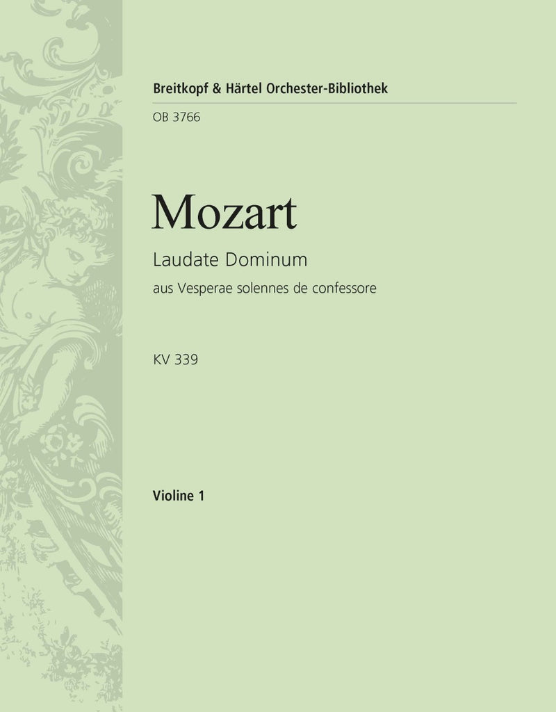 "Laudate Dominum" from Vesperae solennes de confessore K. 339 [violin 1 part]