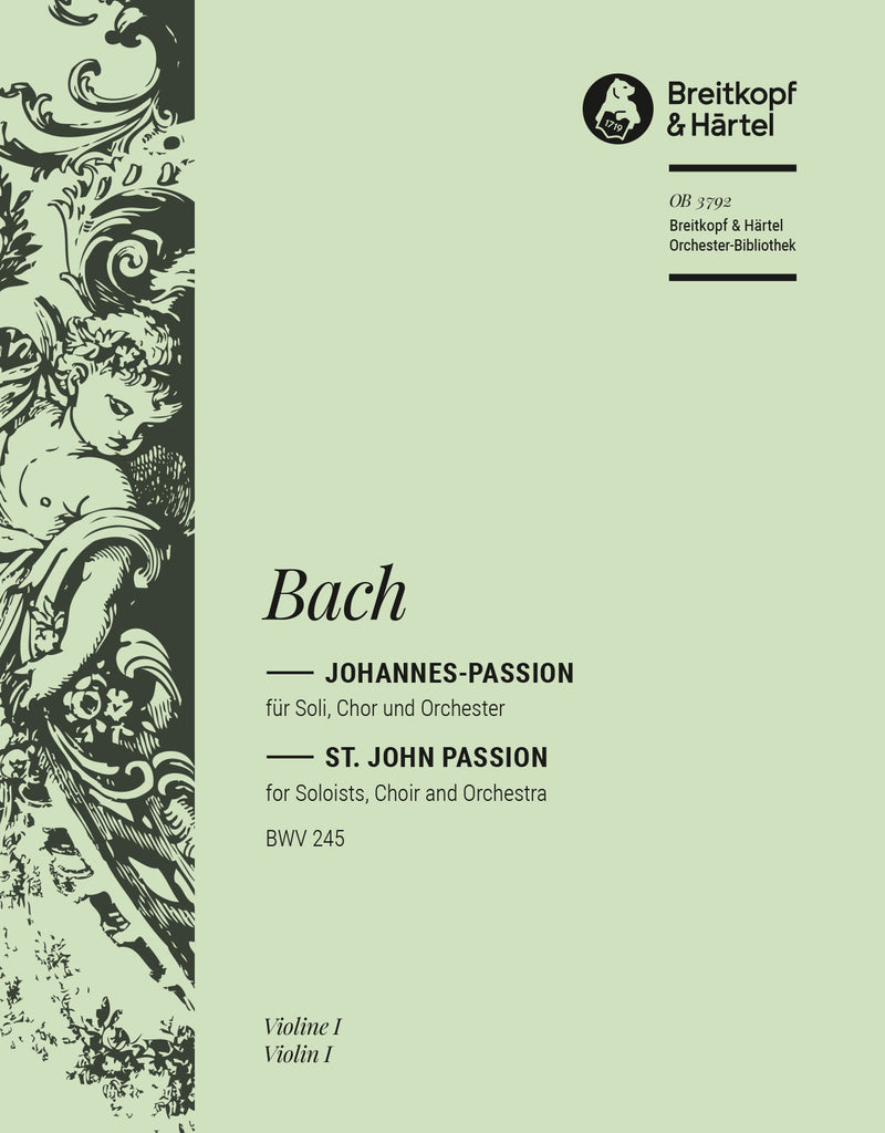 Johannes-Passion BWV 245 [violin 1 part]