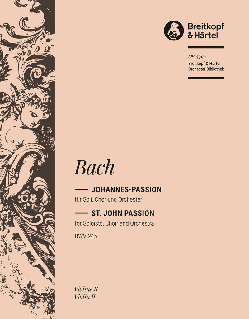 Johannes-Passion BWV 245 [violin 2 part]