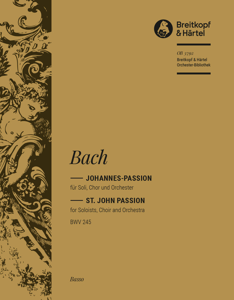Johannes-Passion BWV 245 [basso (cello/double bass) part]