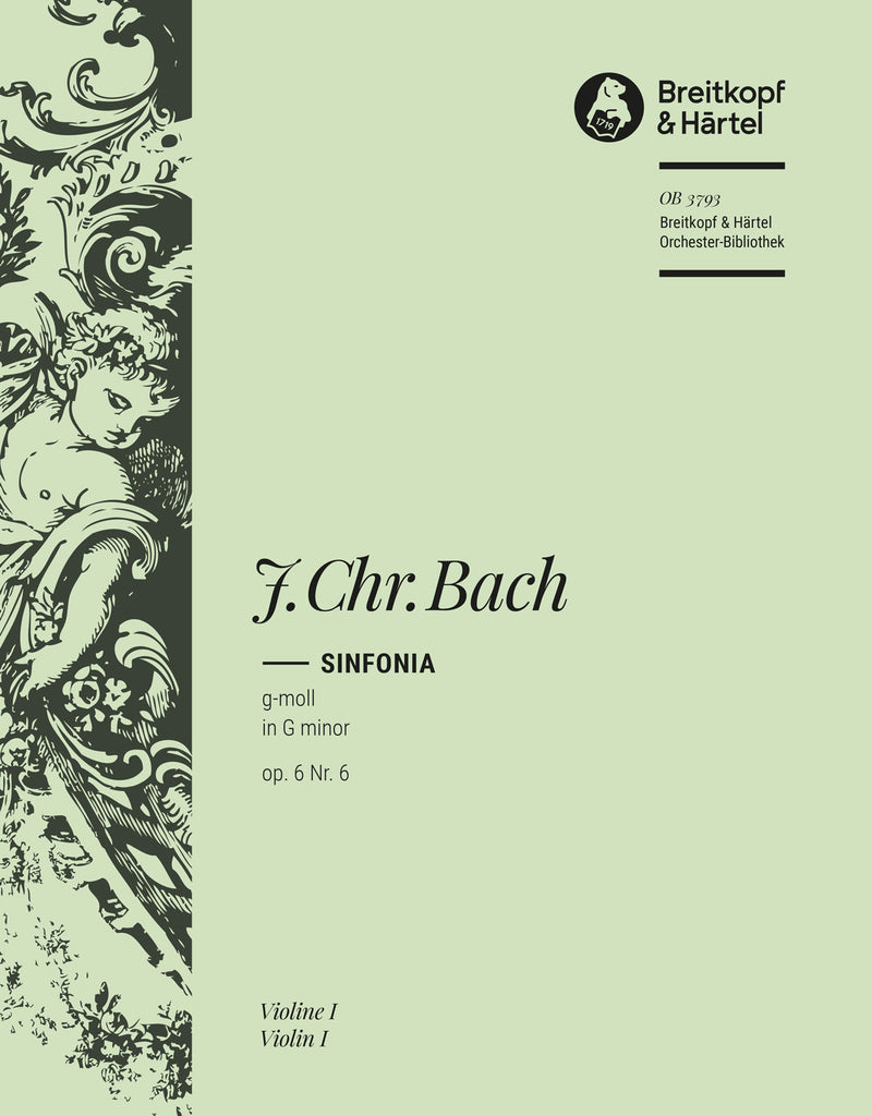 Sinfonia in G minor Op. 6 No. 6 [violin 1 part]