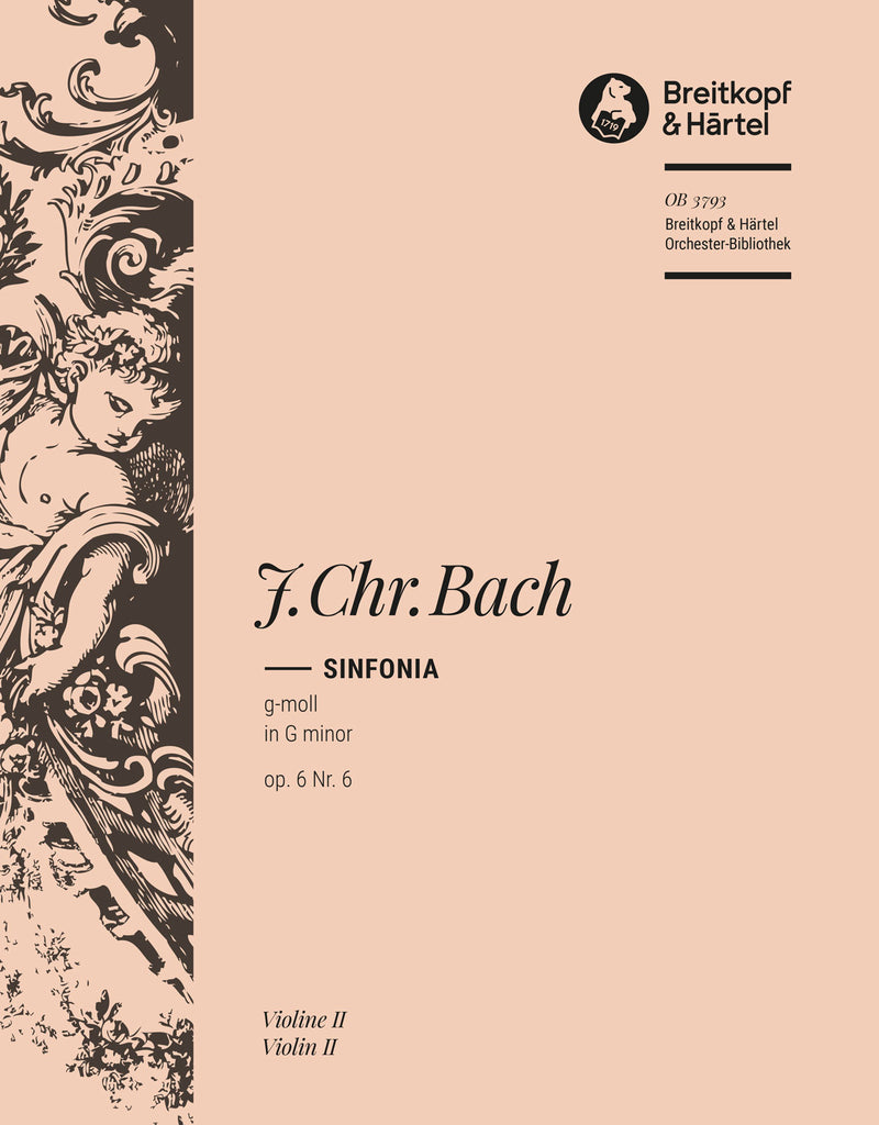 Sinfonia in G minor Op. 6 No. 6 [violin 2 part]