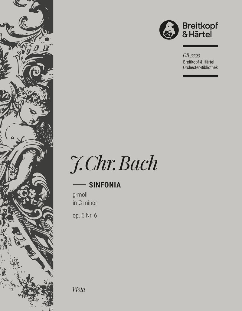 Sinfonia in G minor Op. 6 No. 6 [viola part]