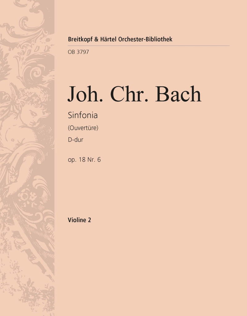 Sinfonia in D major Op. 18 No. 6 – Overture [violin 2 part]