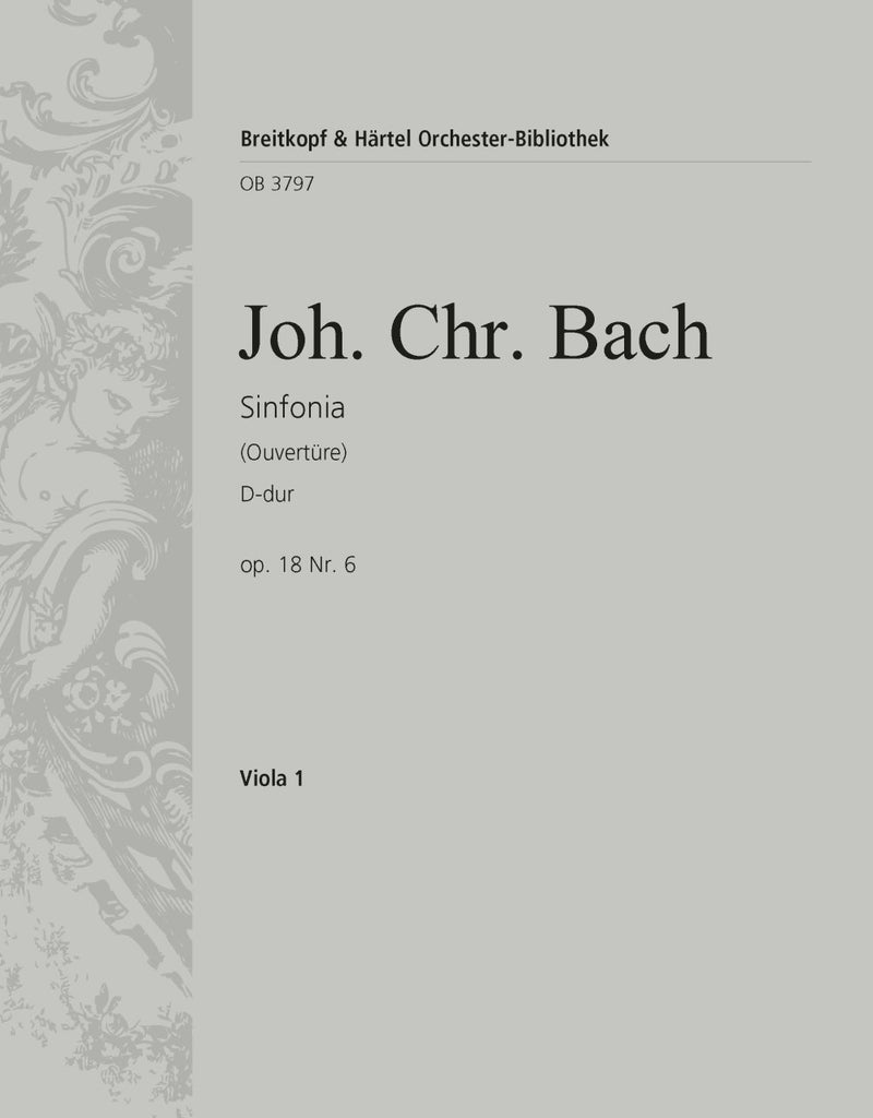 Sinfonia in D major Op. 18 No. 6 – Overture [viola part]