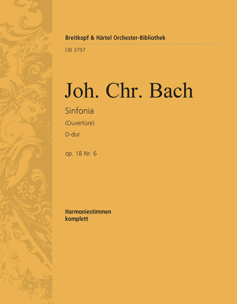 Sinfonia in D major Op. 18 No. 6 – Overture [wind parts]