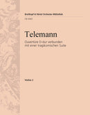 Overture in D major joined with a tragicomical Suite [violin 2 part]