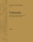 Overture in D major joined with a tragicomical Suite [basso (cello/double bass) part]