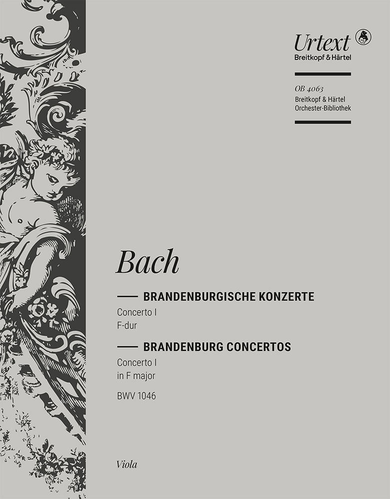 Brandenburg Concerto No. 1 in F major BWV 1046 [viola part]
